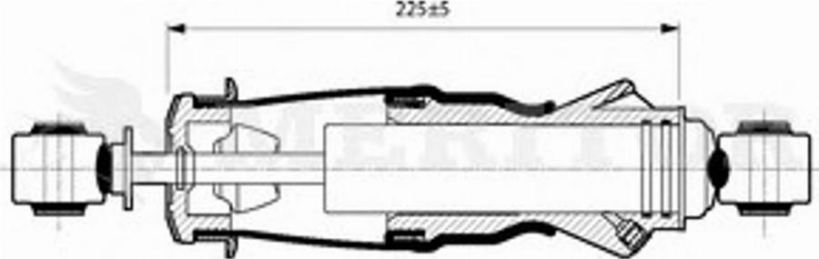 Meritor MLF5116 - Demferis, Kabīnes stiprinājums www.autospares.lv