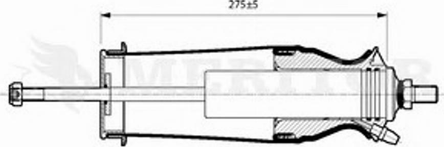 Meritor MLF5110 - Demferis, Kabīnes stiprinājums www.autospares.lv