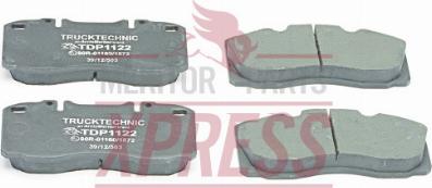 Meritor TDP1095S - Brake Pad Set, disc brake www.autospares.lv