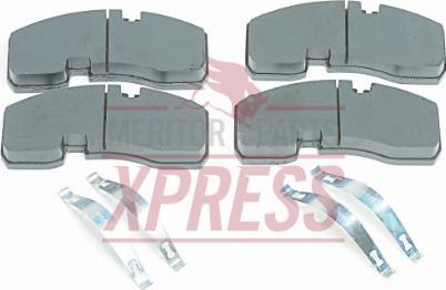 Meritor TDP1131S - Тормозные колодки, дисковые, комплект www.autospares.lv