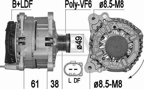 Messmer 209499A - Генератор www.autospares.lv