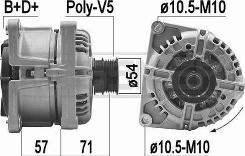 Messmer 209418A - Ģenerators autospares.lv