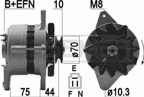 Messmer 209484A - Alternator www.autospares.lv