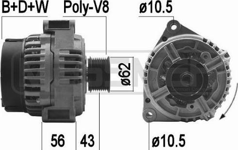 Messmer 209479A - Генератор www.autospares.lv