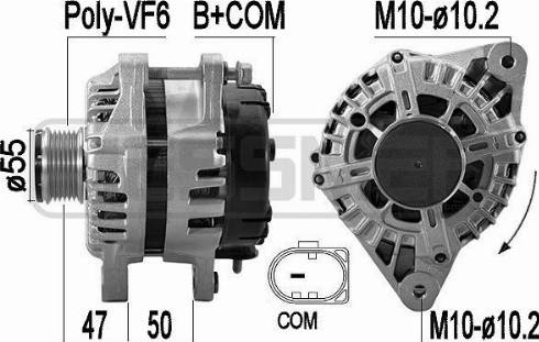 Messmer 209598 - Alternator www.autospares.lv