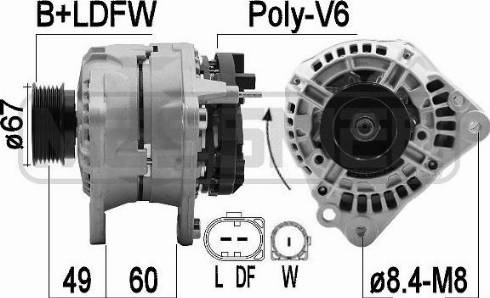 Messmer 209554A - Генератор www.autospares.lv