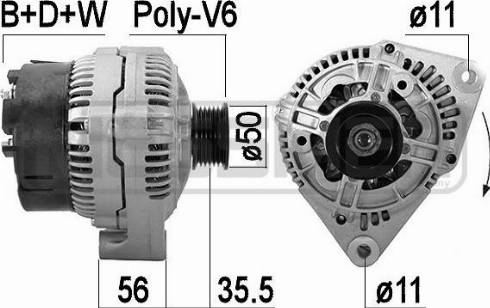 Messmer 209551A - Генератор www.autospares.lv