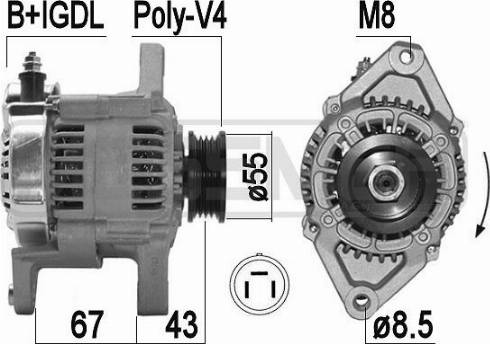 Messmer 209508A - Генератор www.autospares.lv