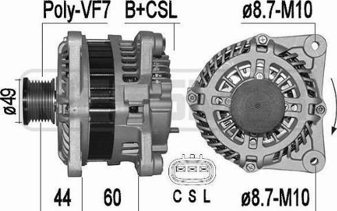 Messmer 209515A - Ģenerators autospares.lv