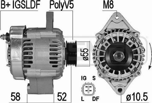 Messmer 209516A - Генератор www.autospares.lv