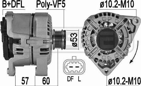 Messmer 209539A - Alternator www.autospares.lv