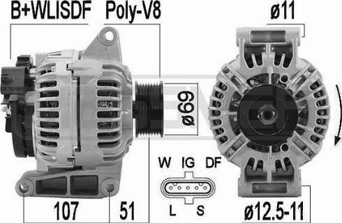 Messmer 209575A - Alternator www.autospares.lv