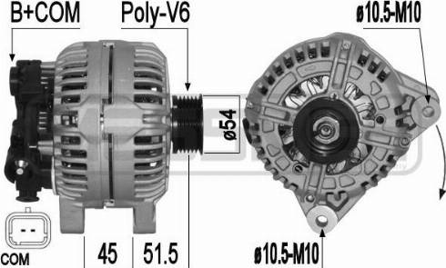 Messmer 209099A - Генератор www.autospares.lv