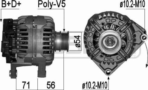 Messmer 209096 - Ģenerators autospares.lv