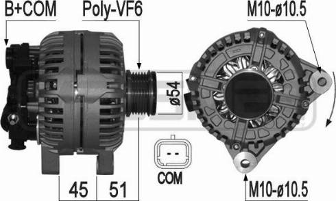 Messmer 209059A - Генератор www.autospares.lv