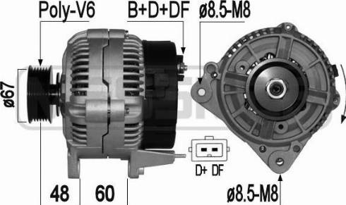 Messmer 209064A - Alternator www.autospares.lv