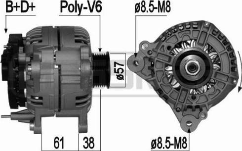 Messmer 209065A - Ģenerators www.autospares.lv