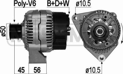 Messmer 209077A - Генератор www.autospares.lv