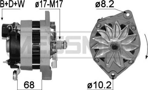 Messmer 209142 - Ģenerators autospares.lv