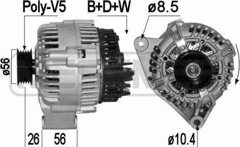 Messmer 209159 - Alternator www.autospares.lv