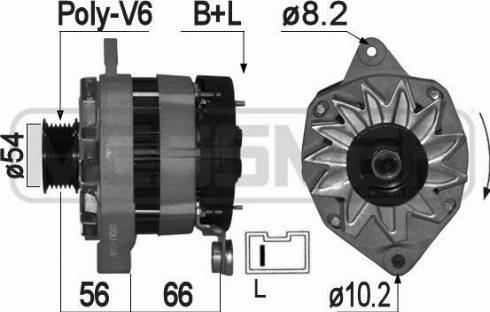 Messmer 209154A - Alternator www.autospares.lv