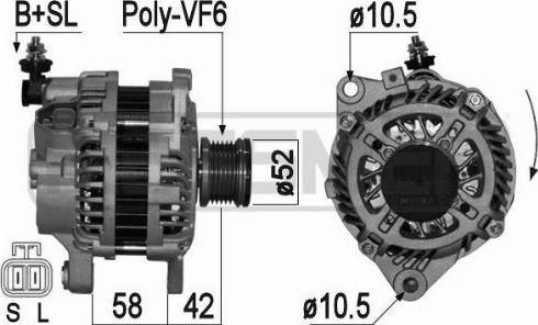 Messmer 209153A - Генератор www.autospares.lv