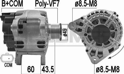 Messmer 209165 - Генератор www.autospares.lv