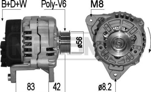 Messmer 209102A - Ģenerators autospares.lv