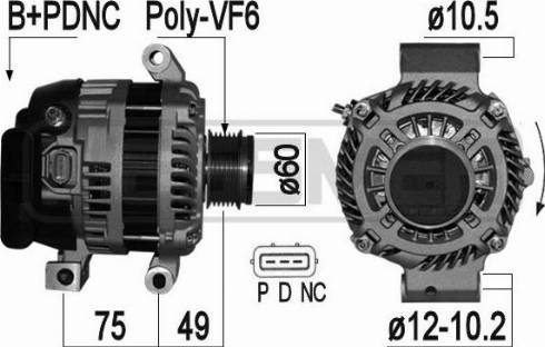 Messmer 209349A - Alternator www.autospares.lv