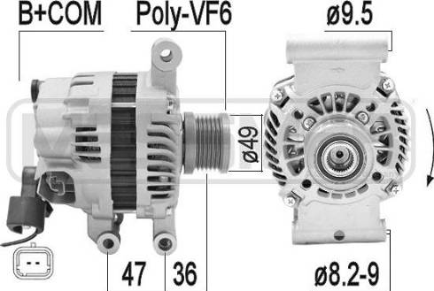 Messmer 209354A - Ģenerators www.autospares.lv