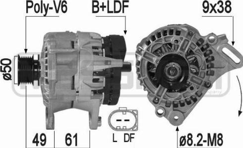 Messmer 209303A - Ģenerators www.autospares.lv