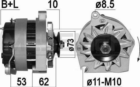 Messmer 209389A - Alternator www.autospares.lv