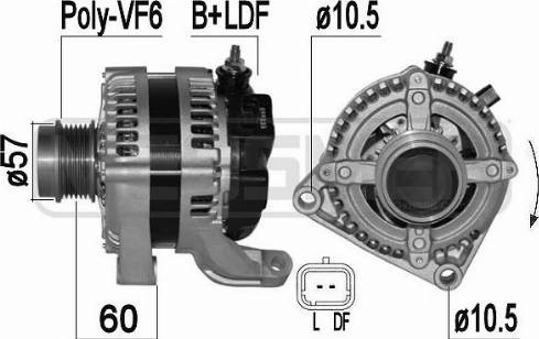 Messmer 209387A - Генератор www.autospares.lv