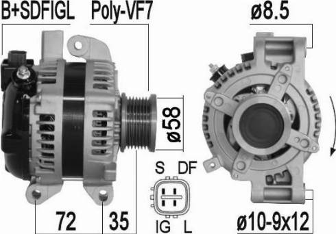 Messmer 209370A - Ģenerators www.autospares.lv