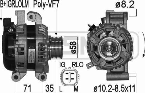 Messmer 209298 - Ģenerators autospares.lv