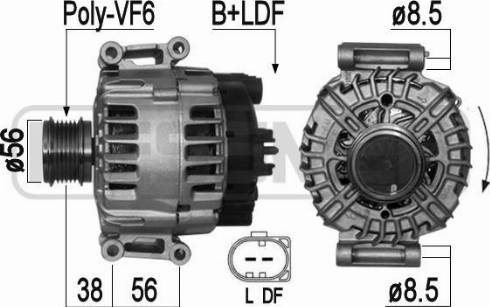 Messmer 209285A - Ģenerators autospares.lv