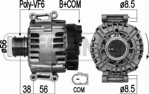 Messmer 209286 - Генератор www.autospares.lv