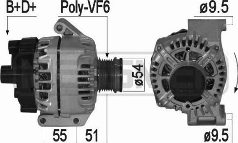 Messmer 209225 - Alternator www.autospares.lv