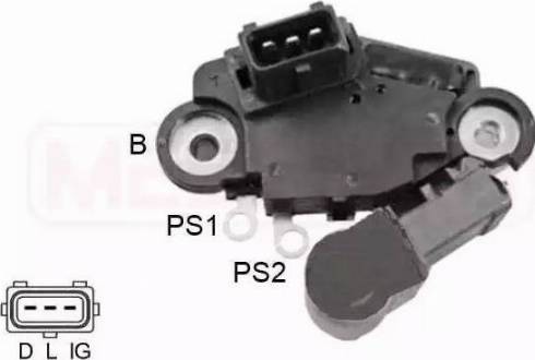 Messmer 215966 - Voltage regulator, alternator www.autospares.lv