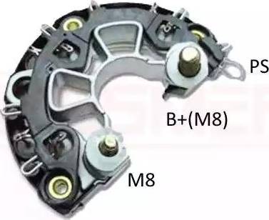 Messmer 215417 - Выпрямитель, диодный мост, генератор www.autospares.lv