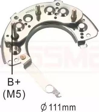 Messmer 215434 - Выпрямитель, диодный мост, генератор www.autospares.lv