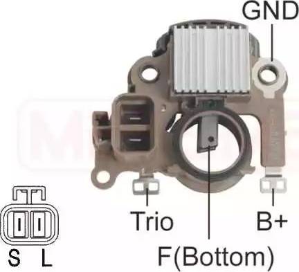 Messmer 215563 - Voltage regulator, alternator www.autospares.lv