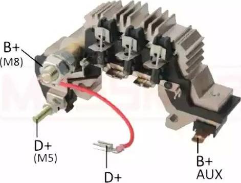 Messmer 215865 - Выпрямитель, диодный мост, генератор www.autospares.lv