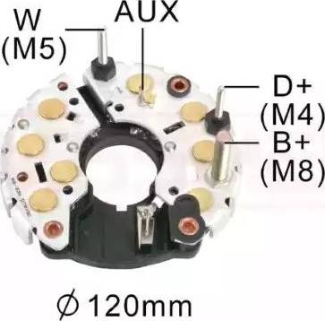 Messmer 215347 - Выпрямитель, диодный мост, генератор www.autospares.lv