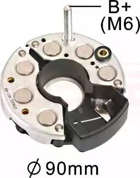 Messmer 215318 - Rectifier, alternator www.autospares.lv