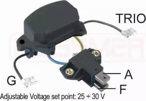 Messmer 216008 - Voltage regulator, alternator www.autospares.lv