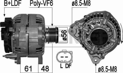 Messmer 210944A - Alternator www.autospares.lv