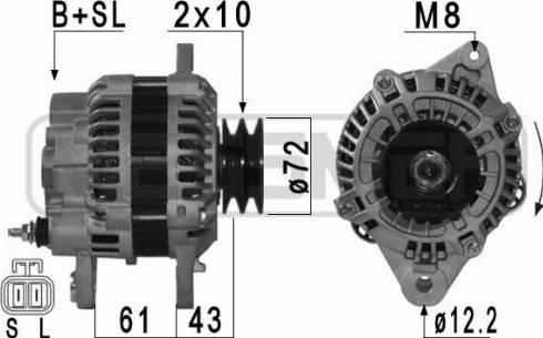 Messmer 210950A - Ģenerators autospares.lv