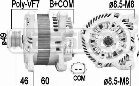 Messmer 210951A - Ģenerators autospares.lv