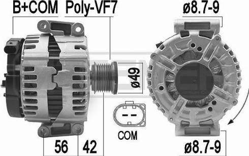 Messmer 210960A - Alternator www.autospares.lv